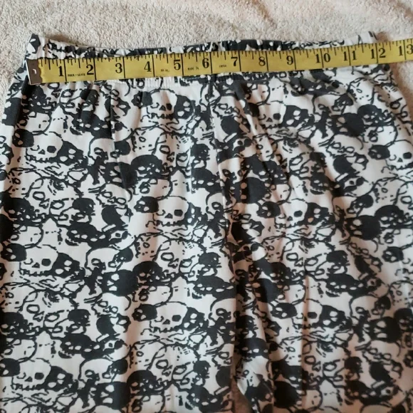 George Kids Skull Print Pajama Set - Black and White - Picture 8 of 12